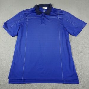 Zero Restriction Polo Shirt Mens Size XL Blue Golf Casual Short Sleeve